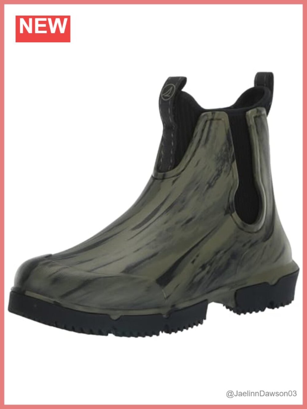 Waterproof Ankle Rain Boots Lightweight EVA Pull-On